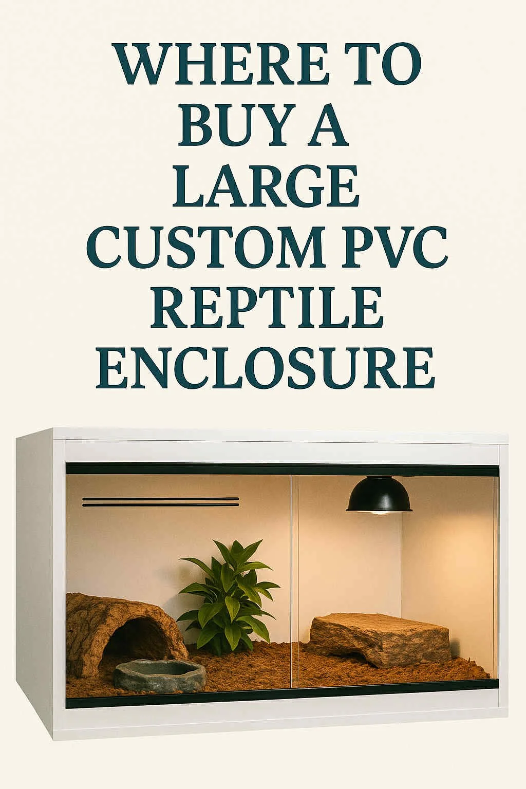 Where to Buy Large Custom PVC Reptile Enclosures Online