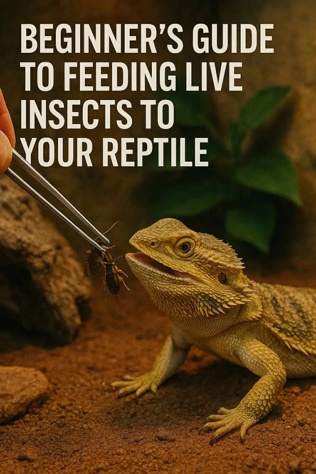 Beginner’s Guide to Feeding Live Insects to Your Reptile