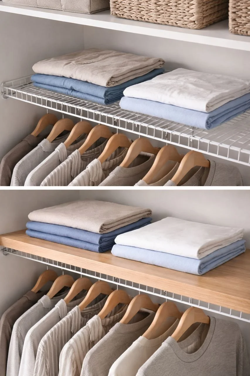 How to Turn Cheap Wire Shelves Into Solid Storage Space