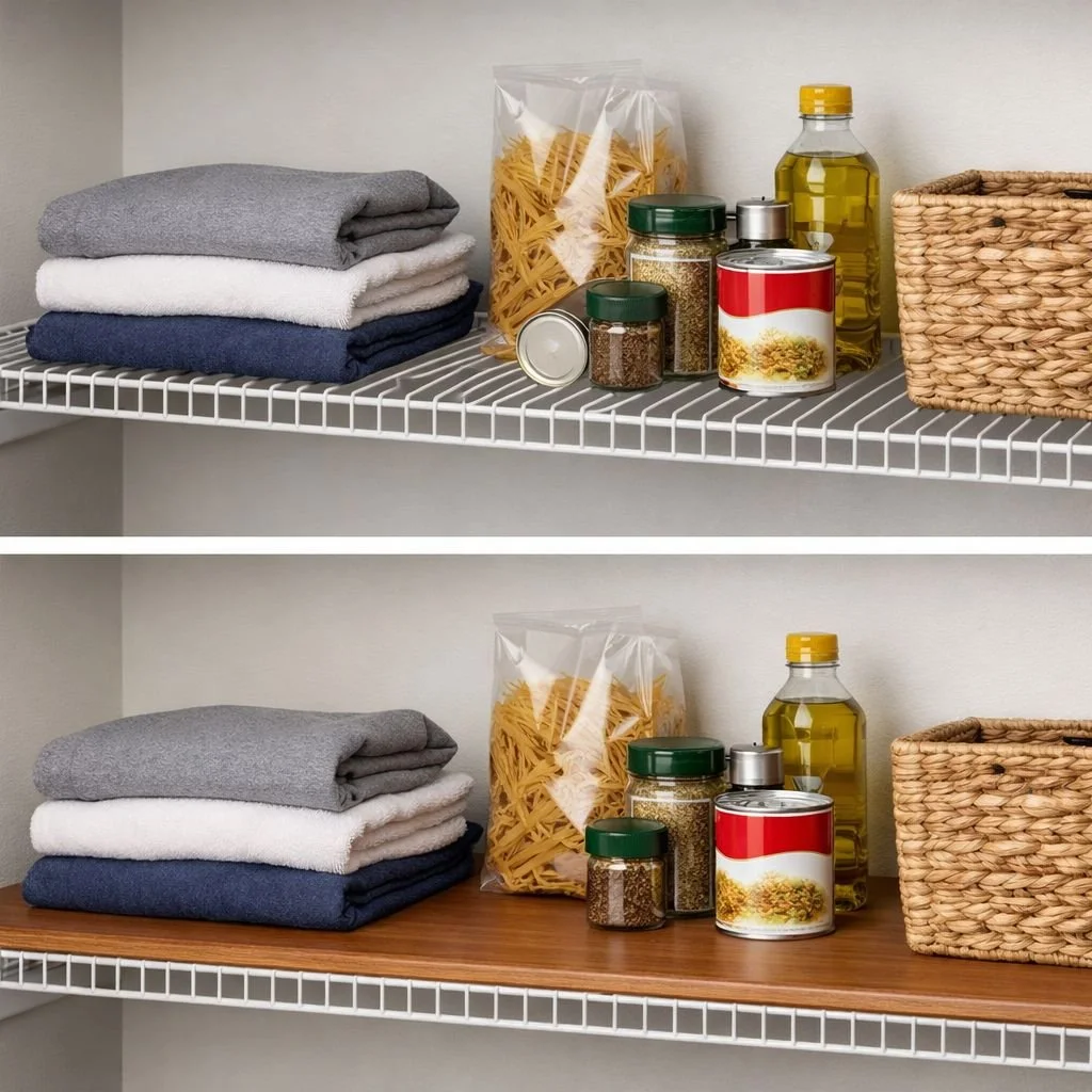 How to Make Wire Shelves Flat Without Replacing Them