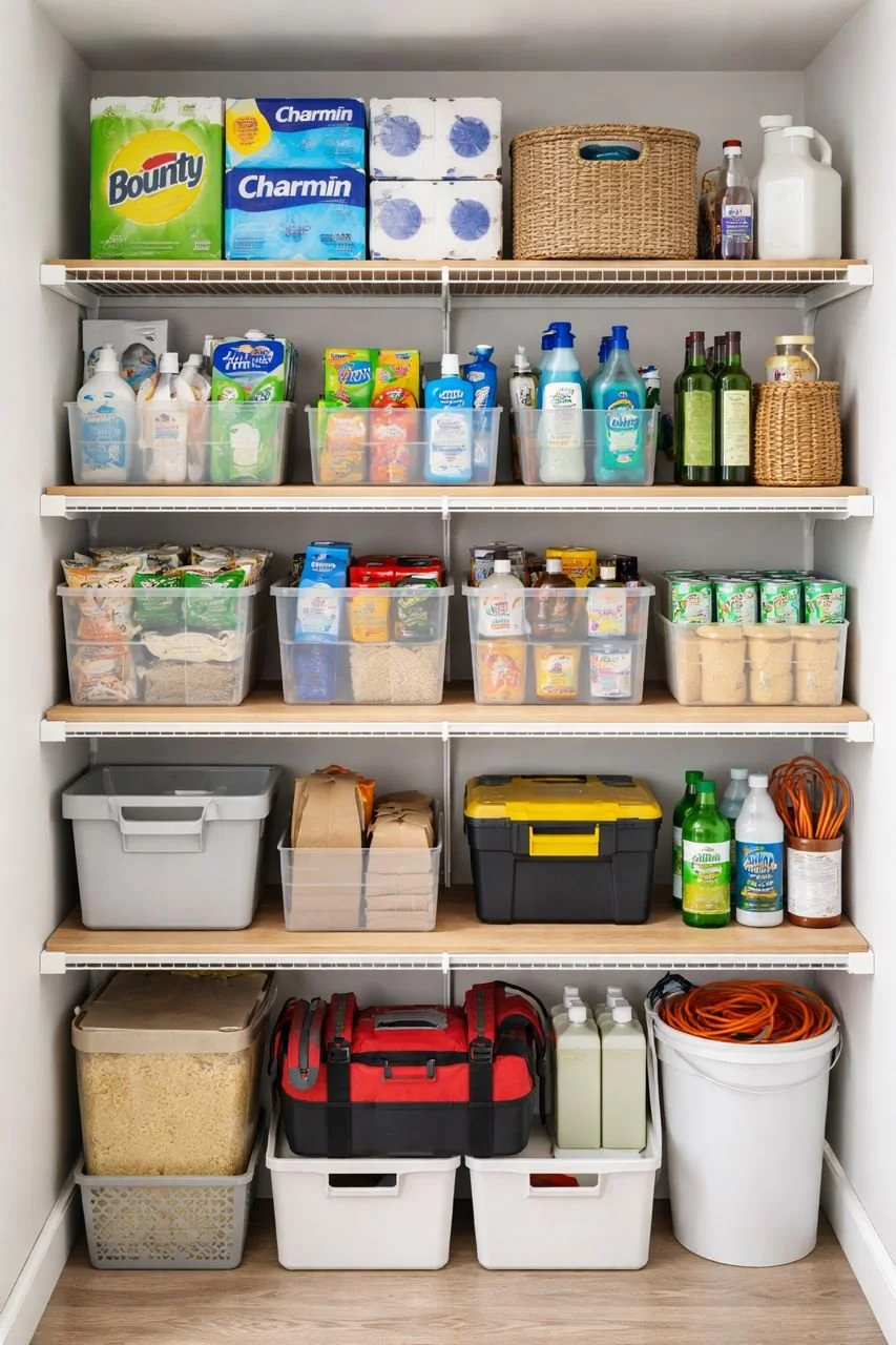 The Easiest Way to Upgrade a Pantry Without Replacing Shelve.