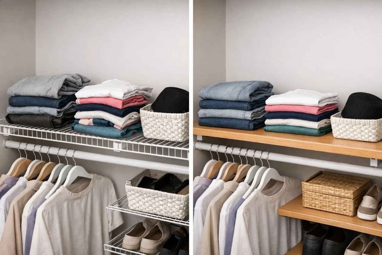 How to Upgrade Closet Shelving Without Tearing Everything Out