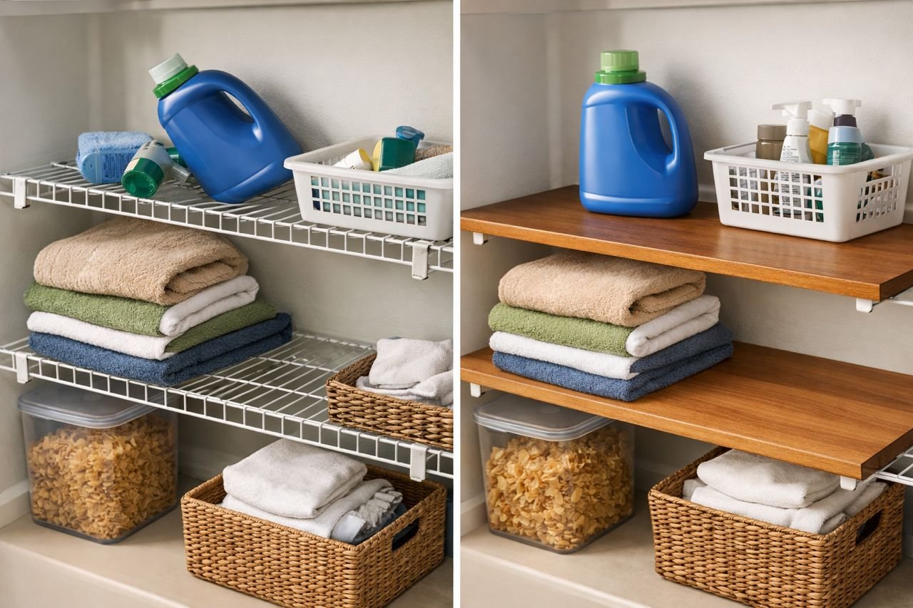 Affordable Ways to Fix Wire Shelving in Any Room