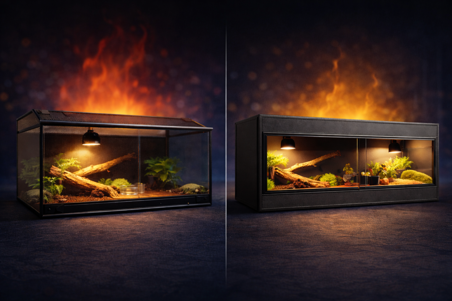 What Type of Reptile Enclosure Holds Heat Better Than Glass?