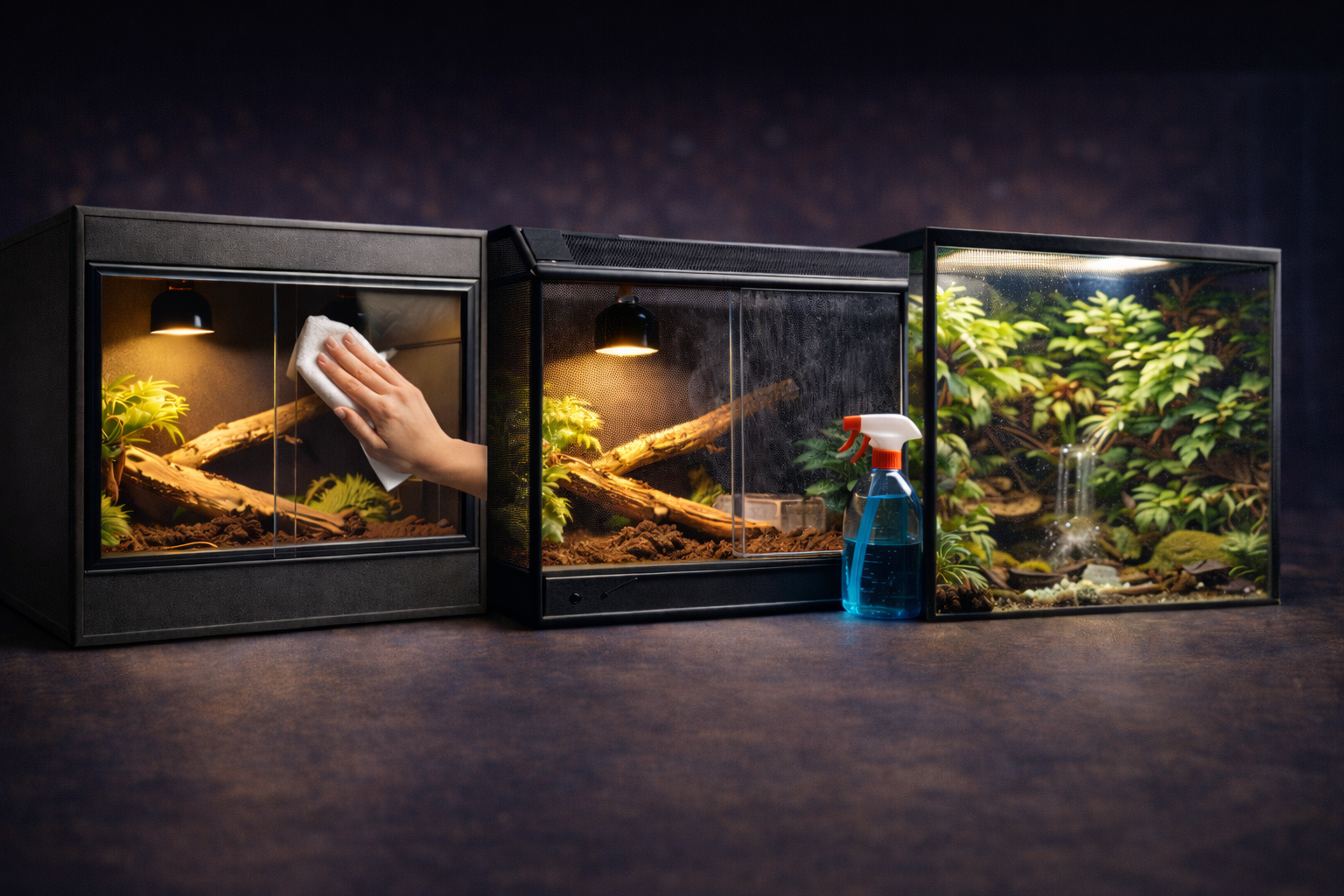 What Reptile Enclosure Is Easiest to Clean and Maintain?