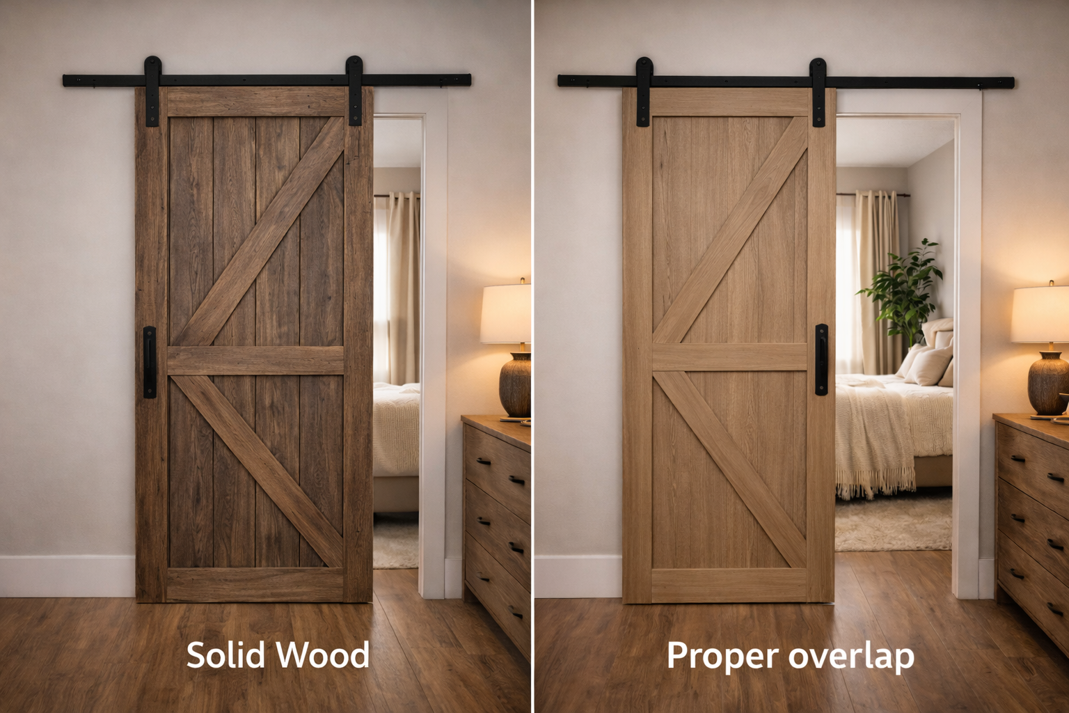 Are Real Wood Barn Doors Better Than Hollow Ones?
