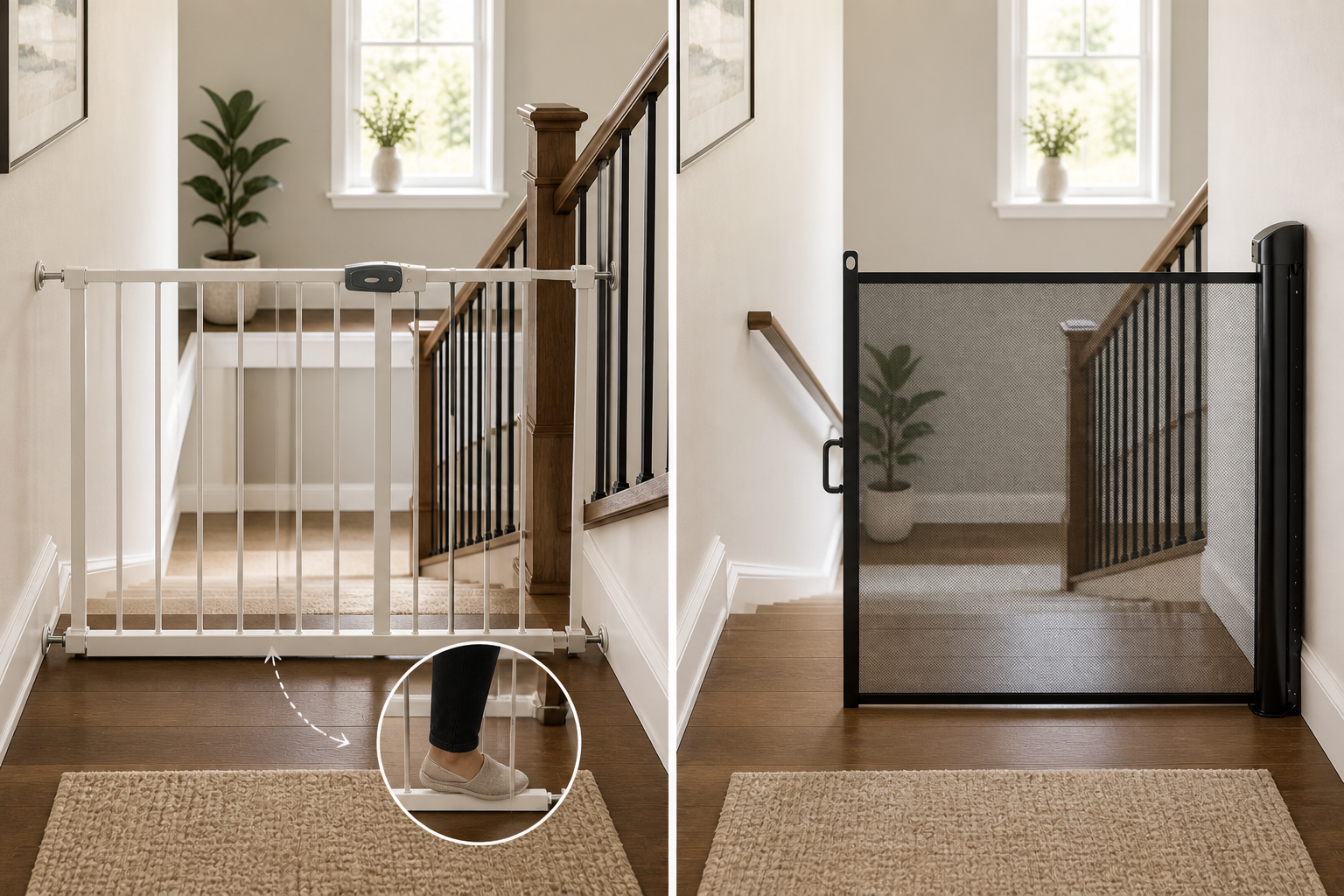 How to Block Off Stairs Without a Bulky Baby Gate