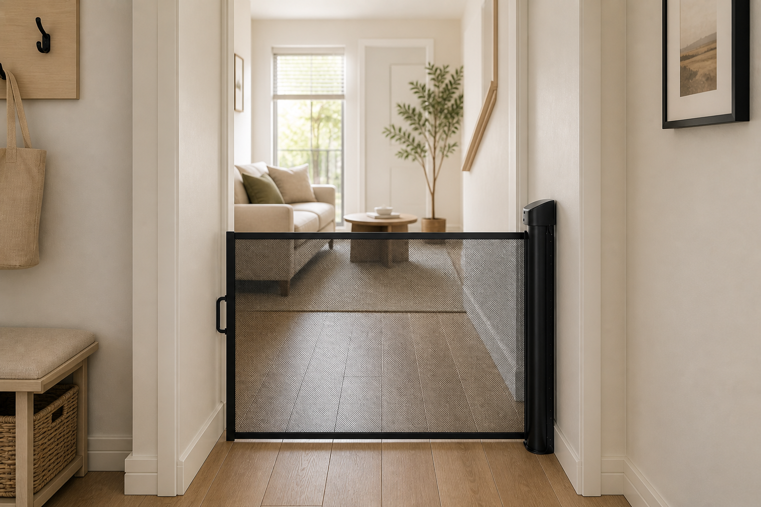 Small House? Here's the Best Space-Saving Baby Gate Idea