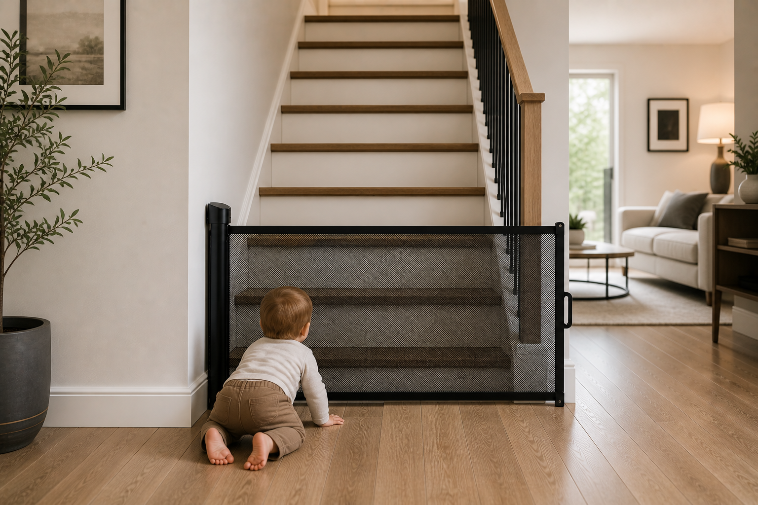 What’s the Safest Way to Block Stairs for Toddlers?
