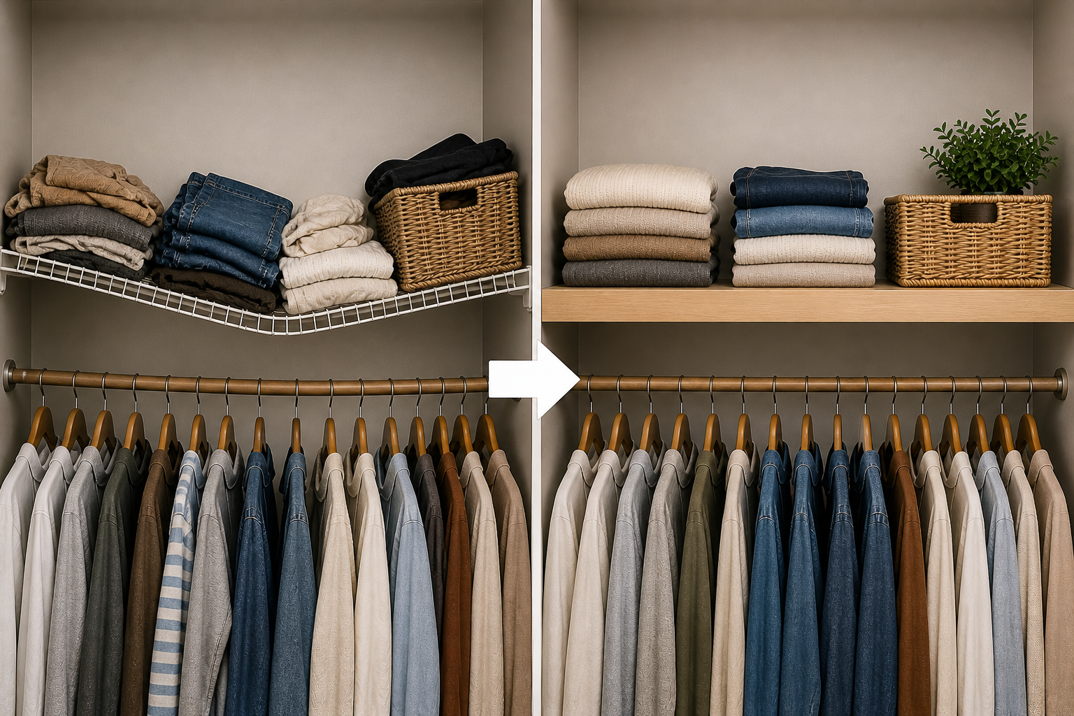 How to Fix Sagging or Weak Wire Closet Shelves