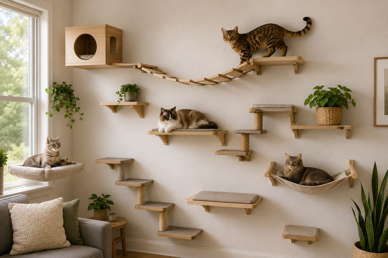 Best Wall Shelves for Cats That Love to Climb