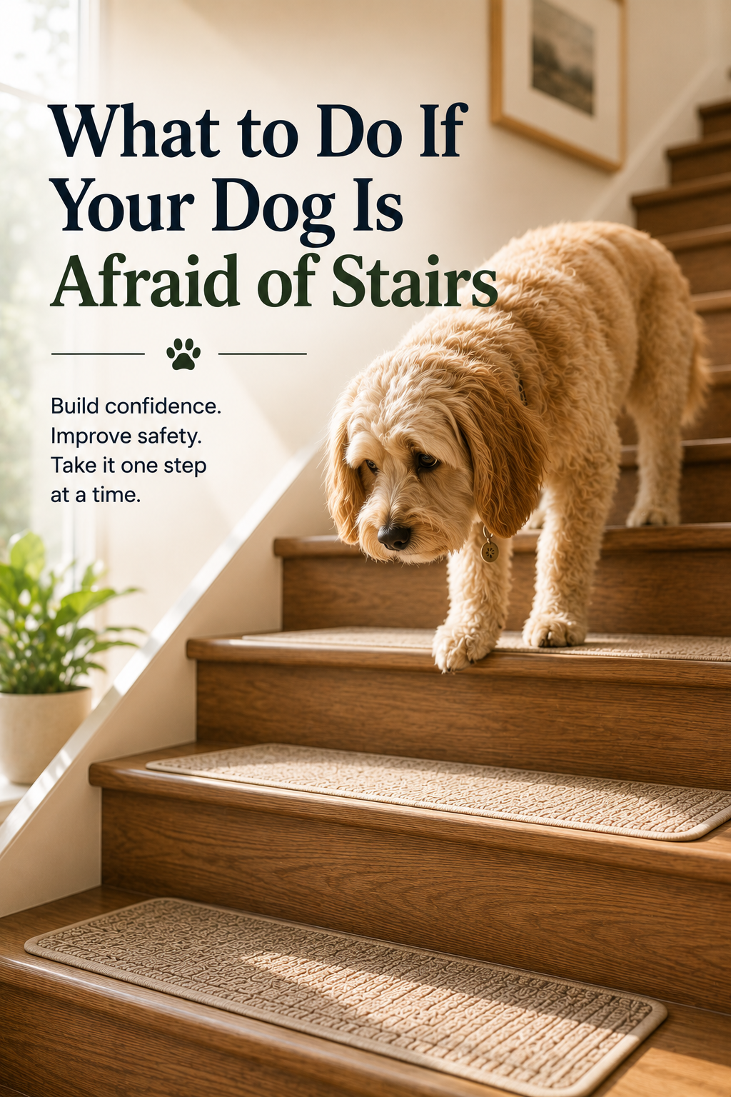 What to Do If Your Dog Is Afraid of Stairs