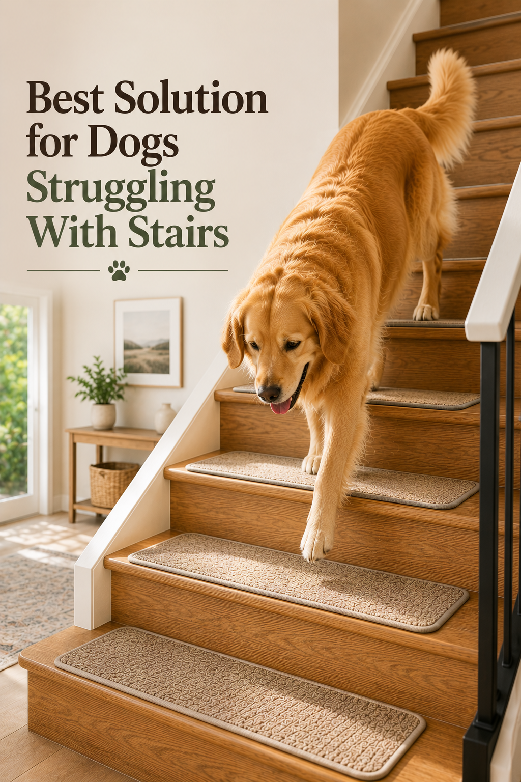 Best Solution for Dogs Struggling With Stairs at Home