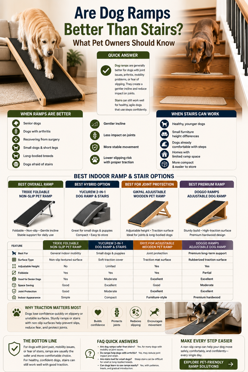 Are Dog Ramps Better Than Stairs? What Pet Owners Should Know