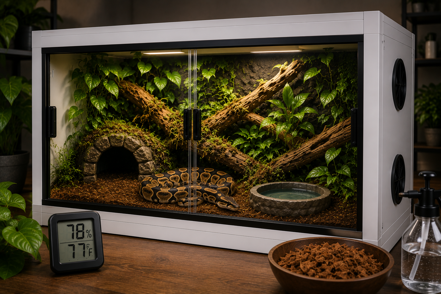 PVC Enclosures for Ball Python Humidity Problems