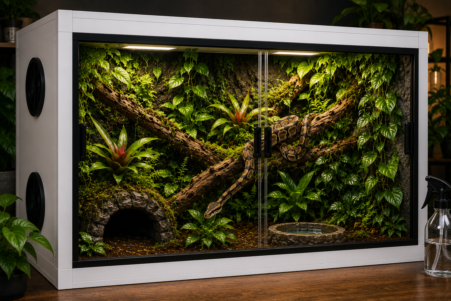 PVC Reptile Enclosures for Tropical Species