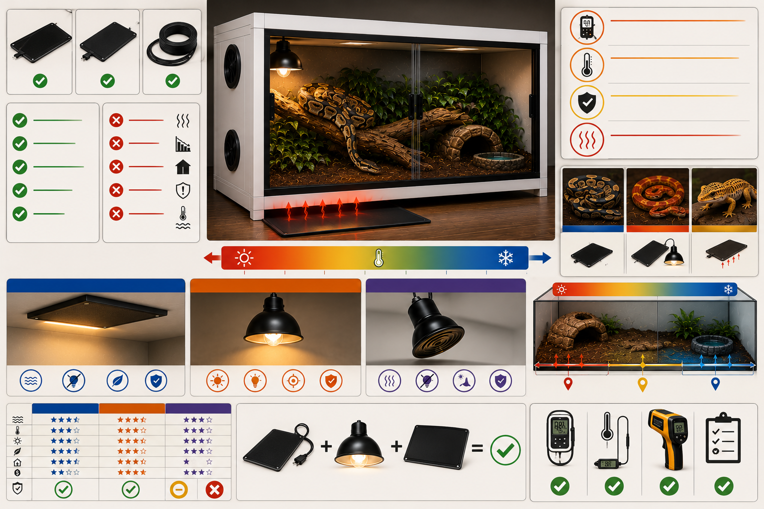 Can You Use Under-Tank Heating With a PVC Reptile Enclosure?