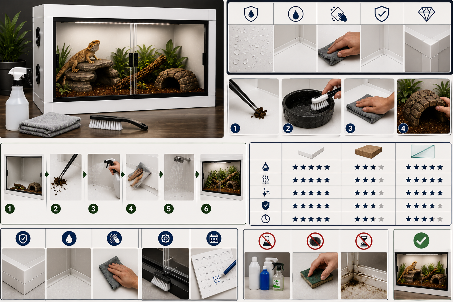 How Easy Are PVC Reptile Enclosures to Clean?