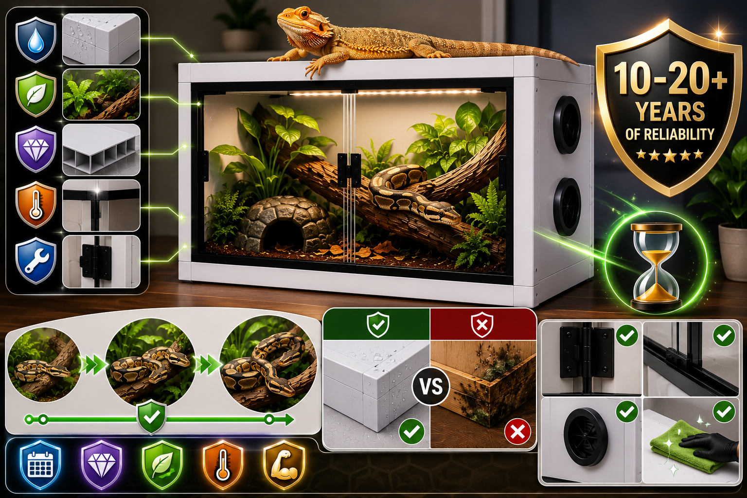 How Long Do PVC Reptile Enclosures Last?