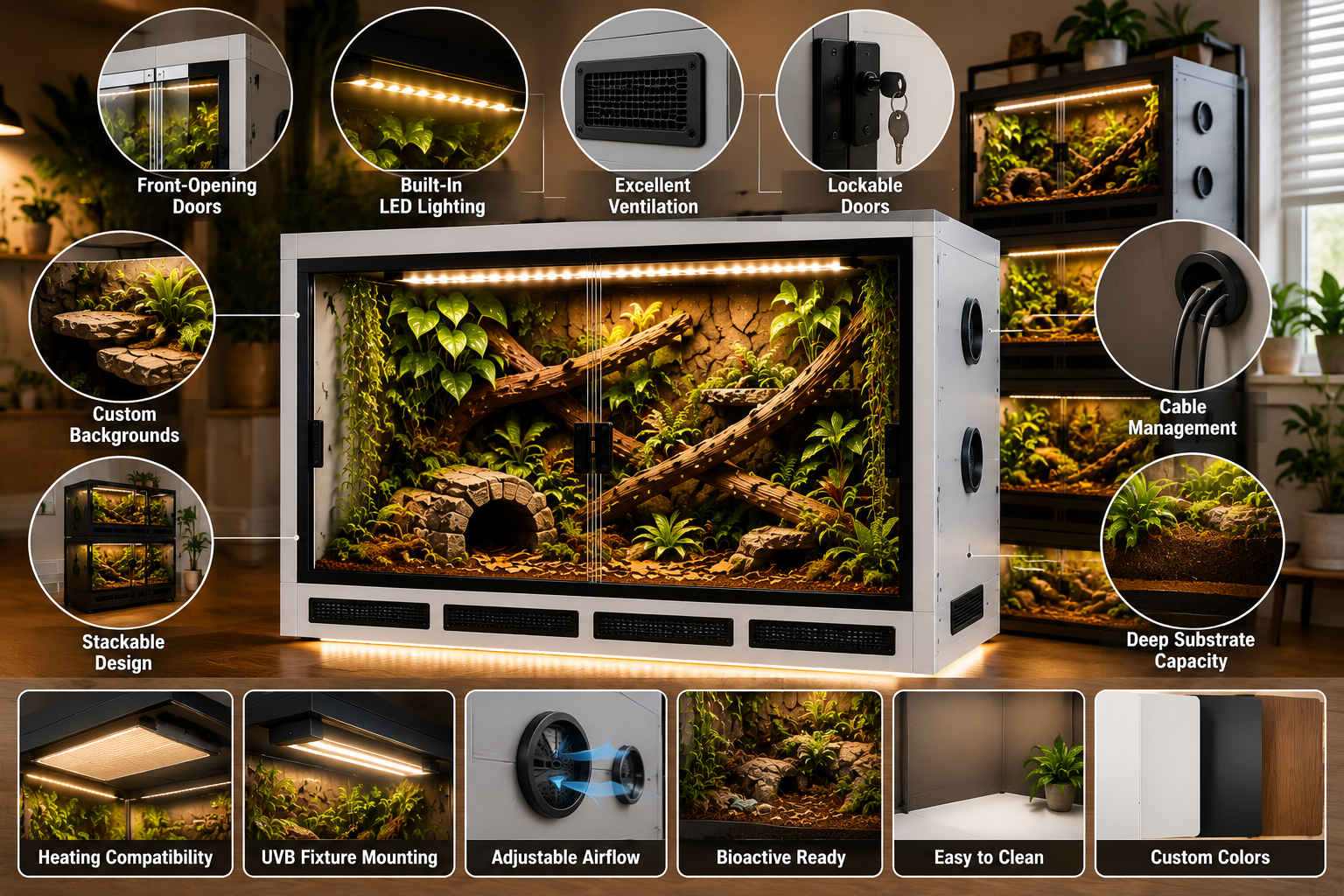 Best PVC Reptile Enclosure Features to Upgrade Your Setup