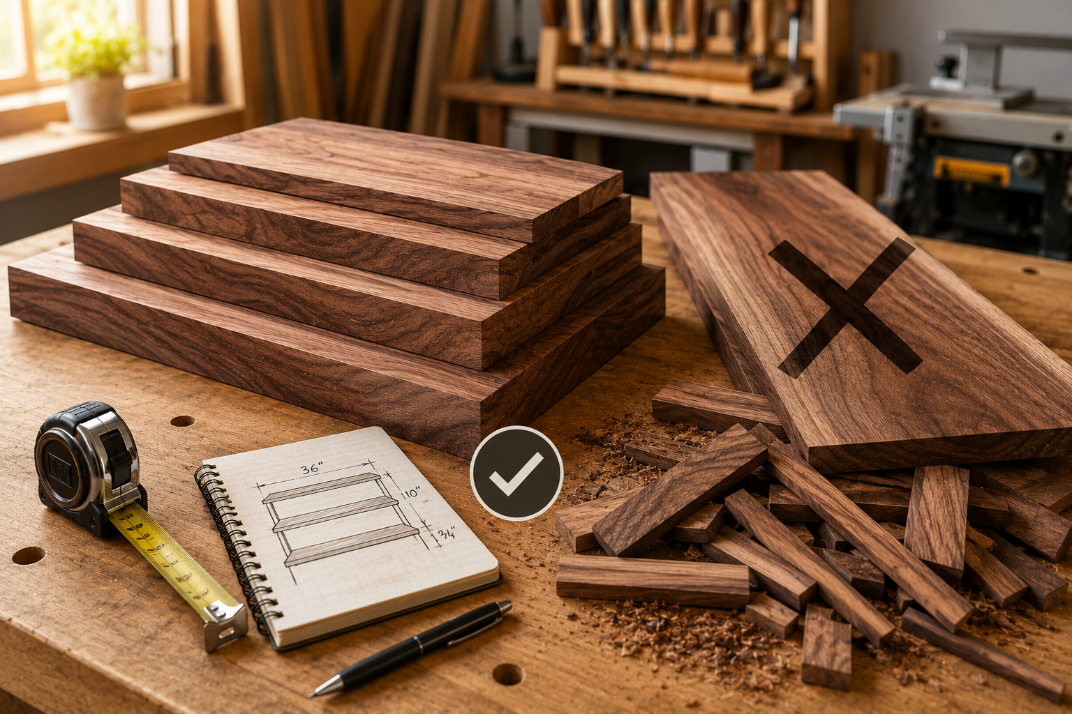 How to Avoid Wasting Money on Oversized Walnut Lumber for Small Projects