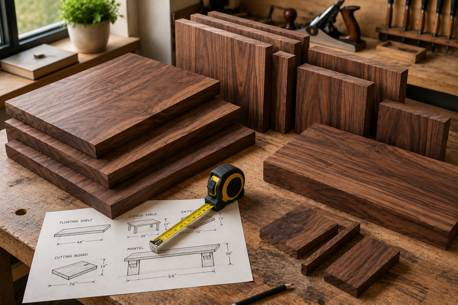 How to Choose the Right Black Walnut Board Size for Your Project