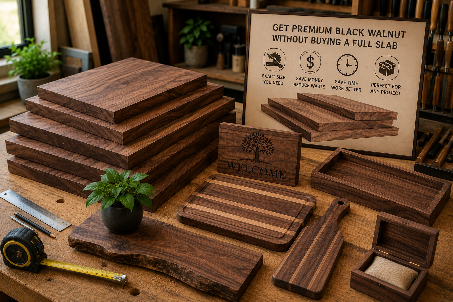 Why Custom Cut Walnut Boards Are Better for DIY Woodworkers