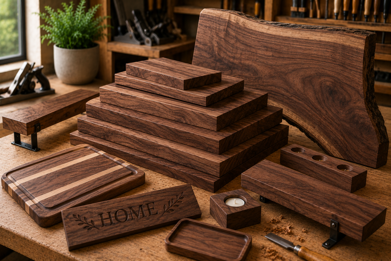 How to Get Premium Black Walnut Without Buying a Full Slab