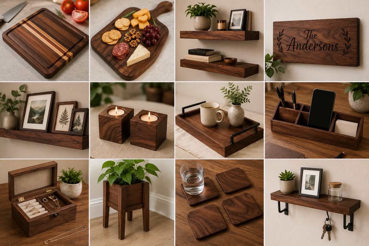 Small Woodworking Projects You Can Make With Black Walnut Boards