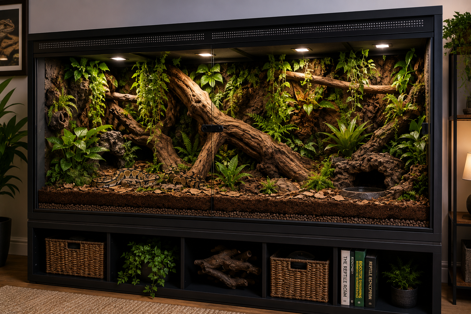 Best 8ft Reptile Enclosure for Bioactive Setups