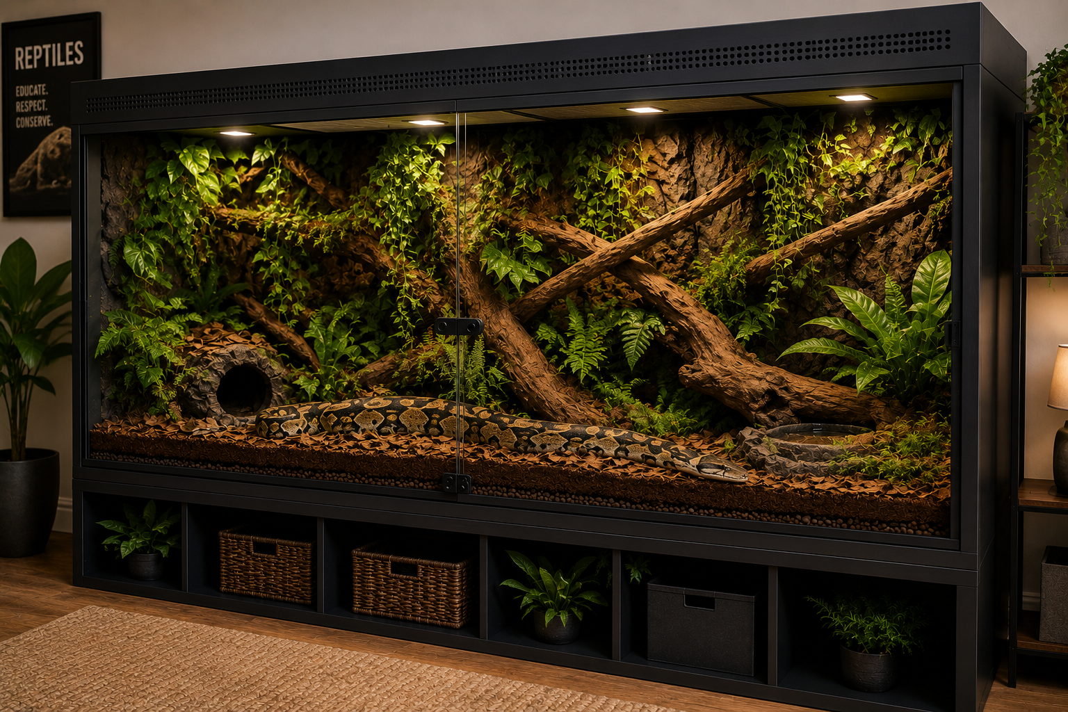 Why a 96" PVC Enclosure Is Better for Large Reptiles