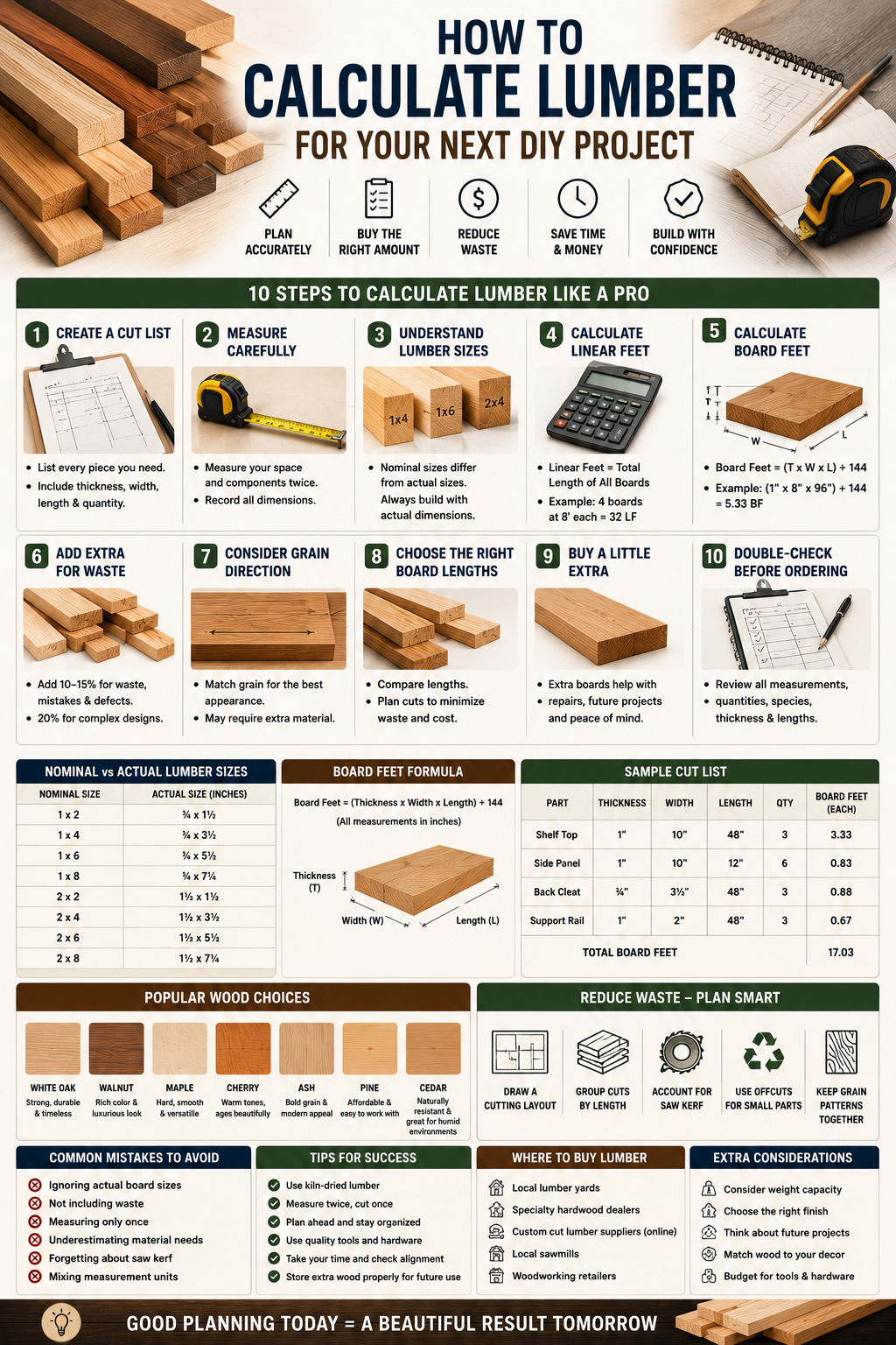 How to Calculate Lumber for Your Next DIY Project