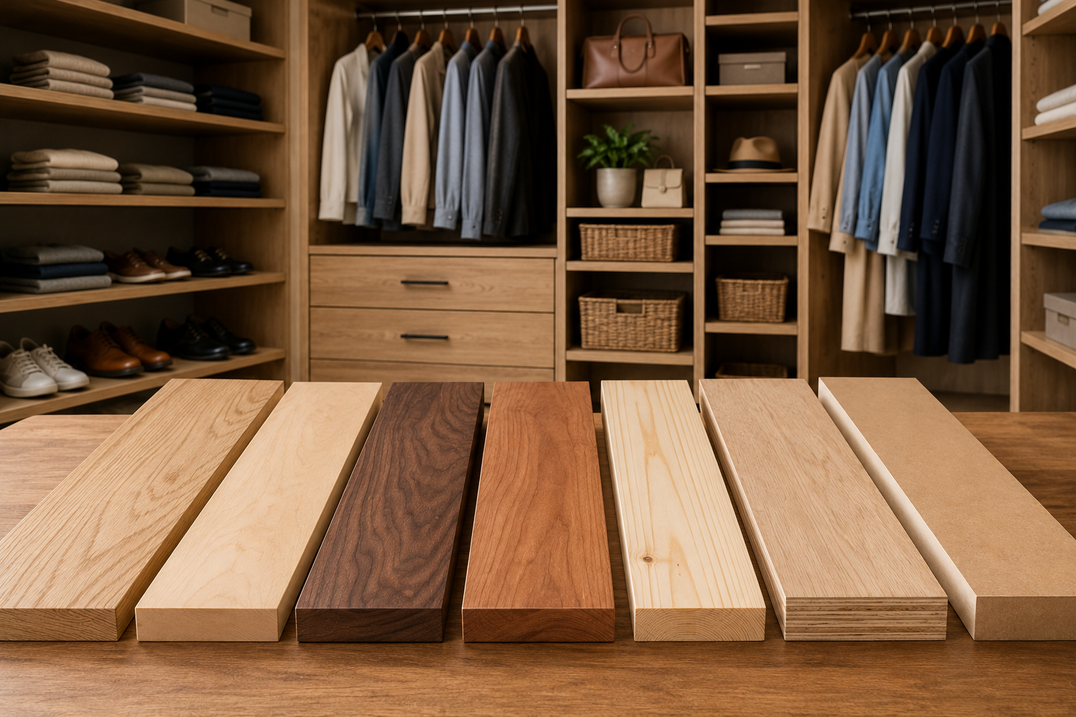 Best Wood Boards for Closet Shelving Projects