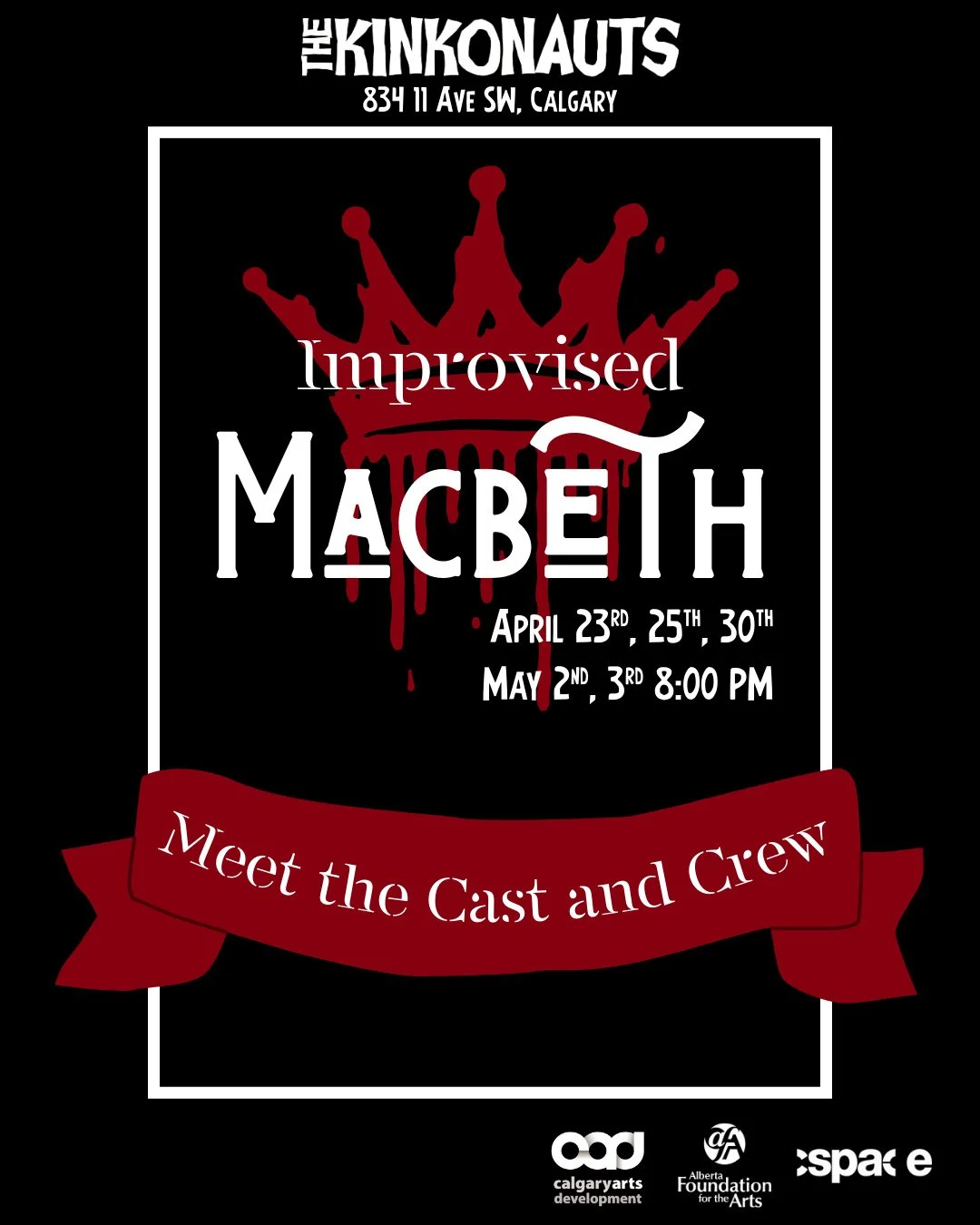🎭 MEET THE CAST &amp; CREW: Improvised Macbeth! 🩸✨⁠
⁠
Something wickedly funny this way comes&hellip; and it&rsquo;s time to meet the brilliant minds behind the madness!⁠
⁠
Join us as we pull back the curtain and introduce the incredibly talented c