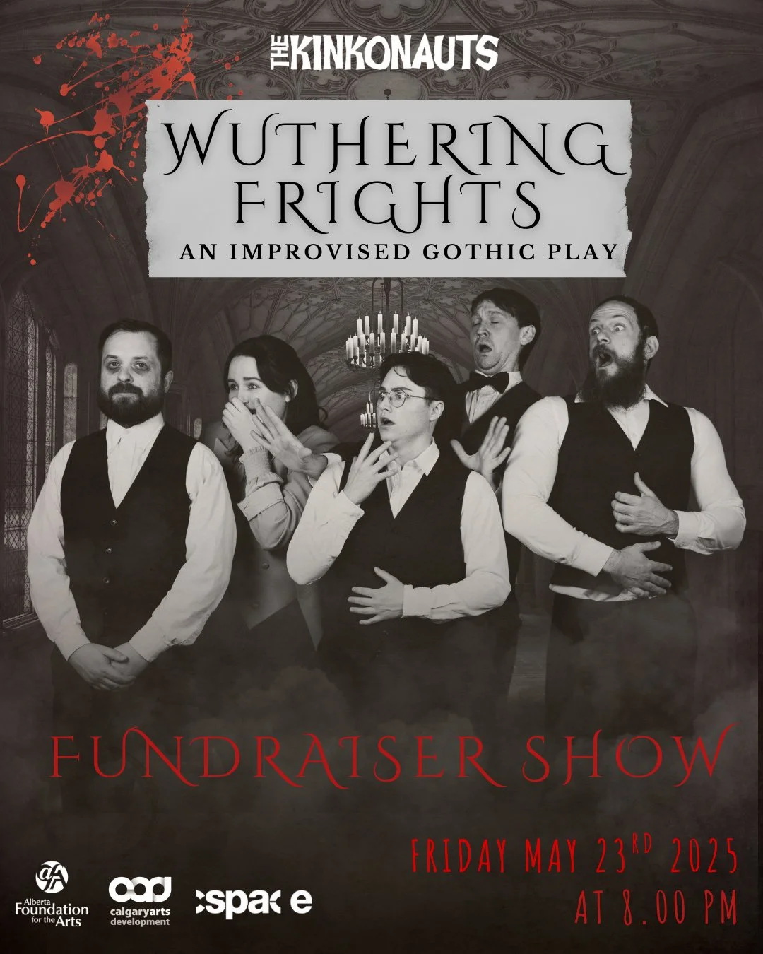 🌩️ Dearest Friends of the Macabre and Mirthful, 🌩️⁠
On the eve of May 23rd 2025, as the clock strikes eight, you are summoned to the shadowed halls of the BLOX Arts Centre, where storm-tossed passion and spectral absurdity entwine in an evening of 