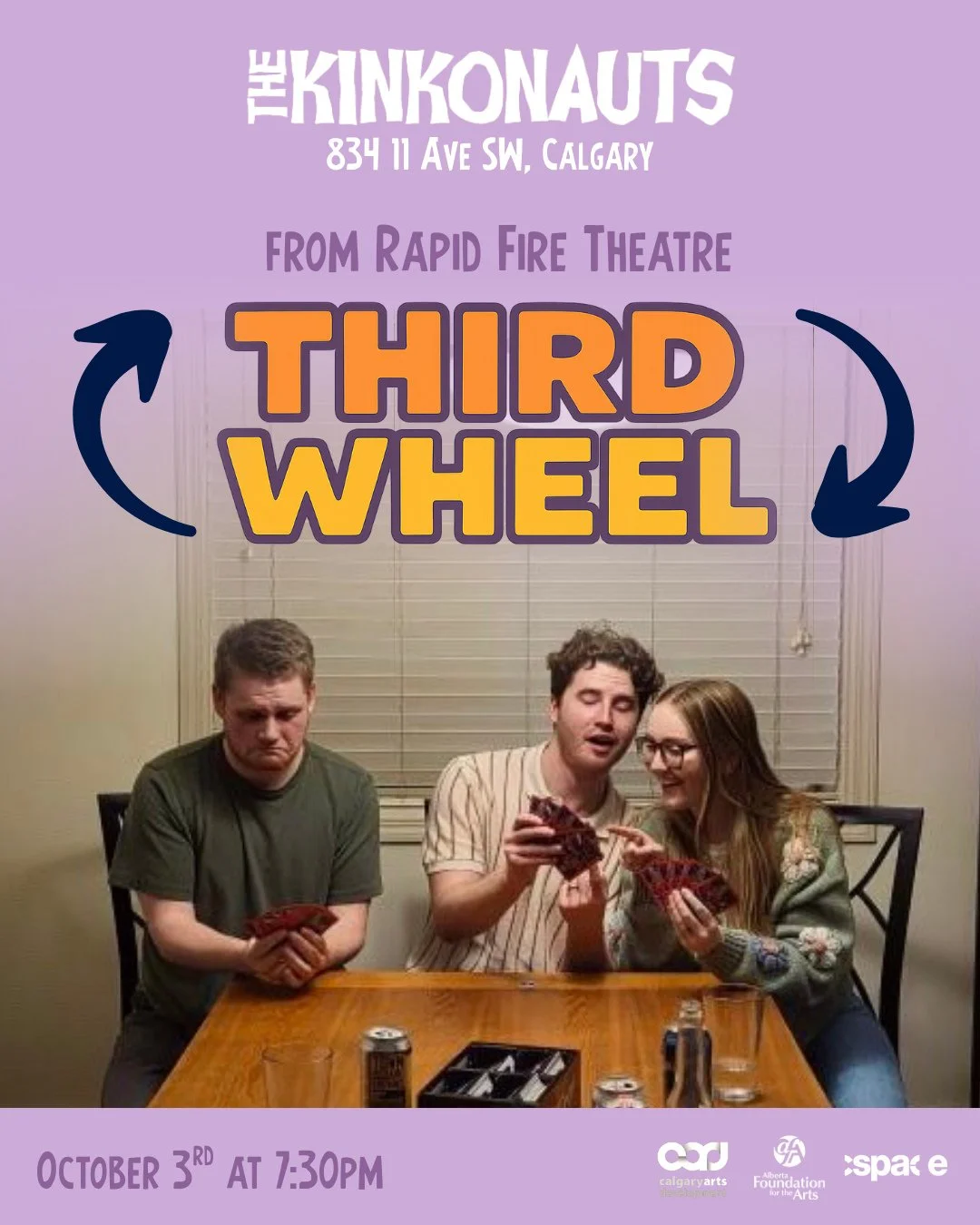 Get ready for a night of hilarity as two performers attempt to stage a serious play&hellip; while the &ldquo;third wheel&rdquo; jumps in as every prop, sound effect, and side character along the way! Sit back, relax, and watch as the drama &mdash; an