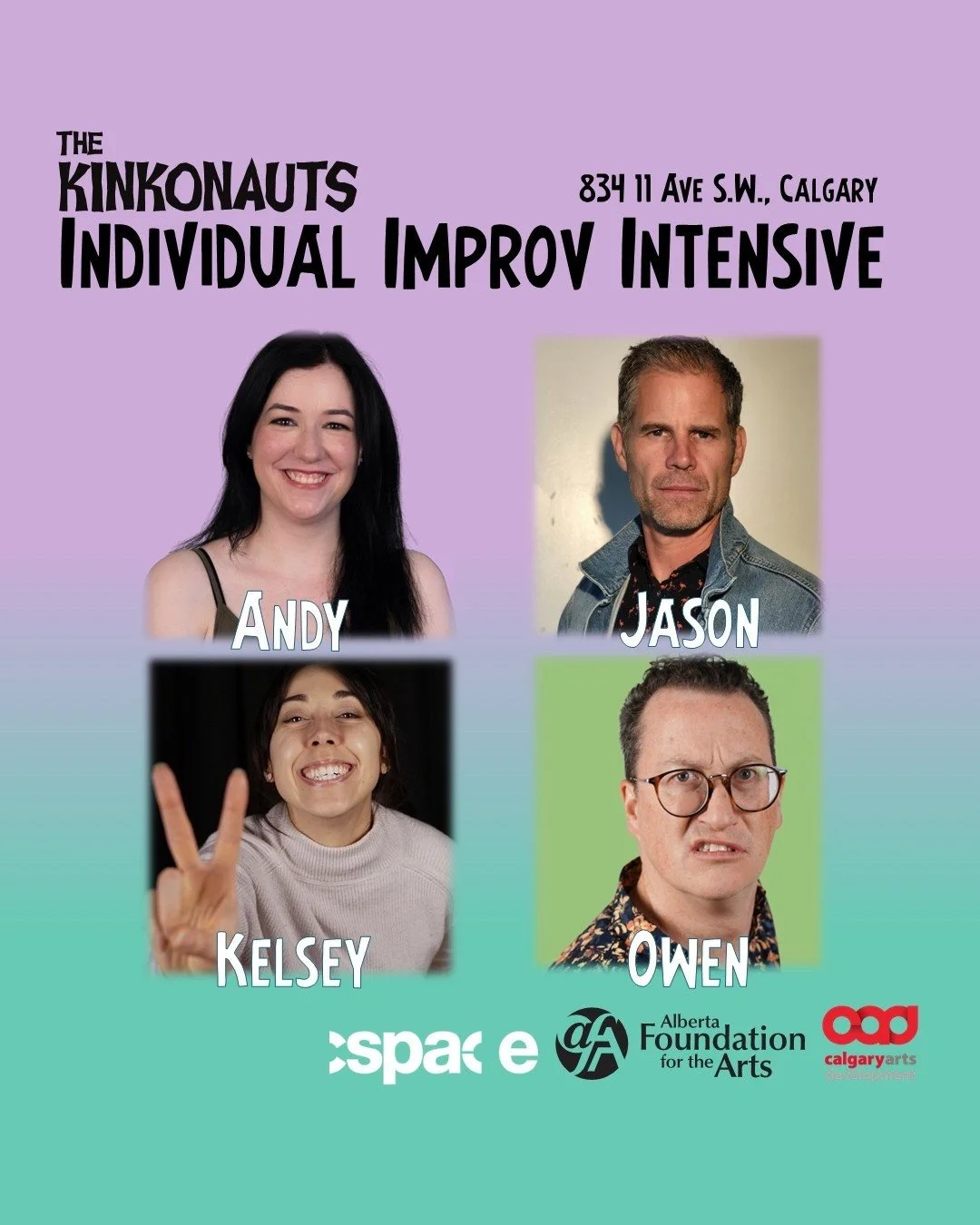 Join Andy, Jason, Kelsey and Owen for an in-depth dive into your strengths and development needs as an improviser. In this nine-hour program (Sat 10am to 1pm, Sat 2 to 5pm, Sun 10am to 1pm) we will identify your strengths and development needs and gi