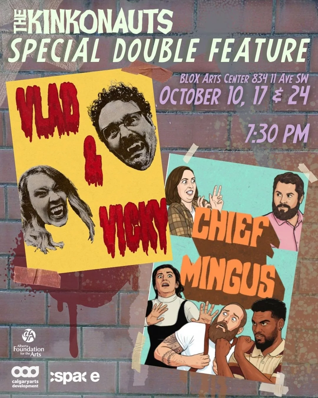 Double Feature - Improv Show⁠
⁠
Just like your favourite black and white cookie, this show is double stuffed! Two improv troupes will share the main stage to bring in our new season with a BANG-BANG! Double the spontaneity, double your fun! It takes 
