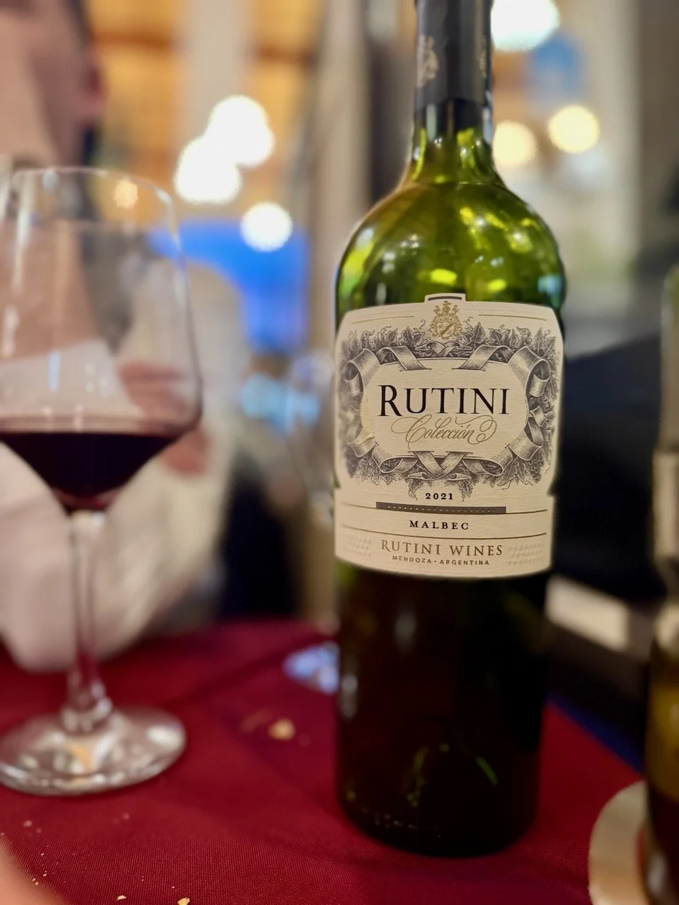 Of course we had a malbec! 