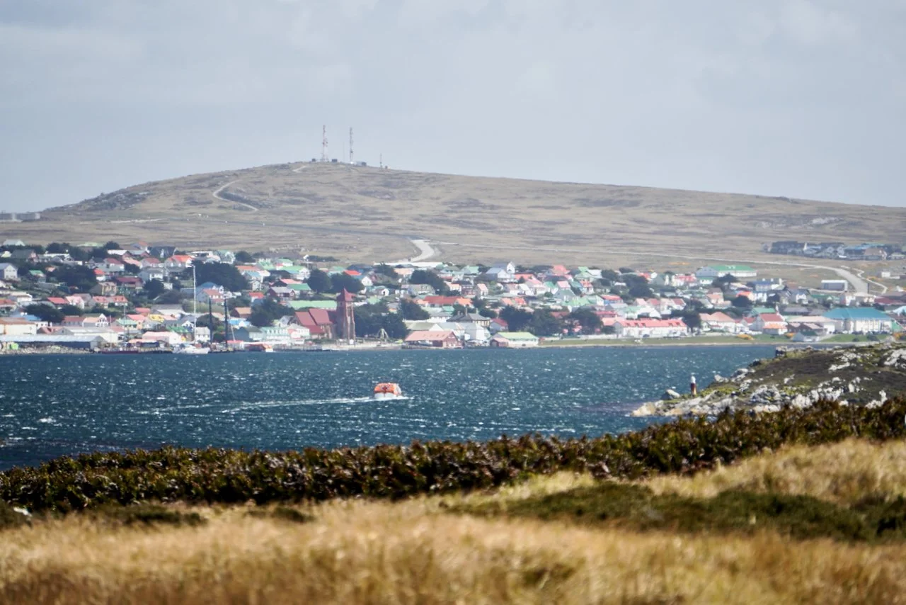 A view of Port Stanley 