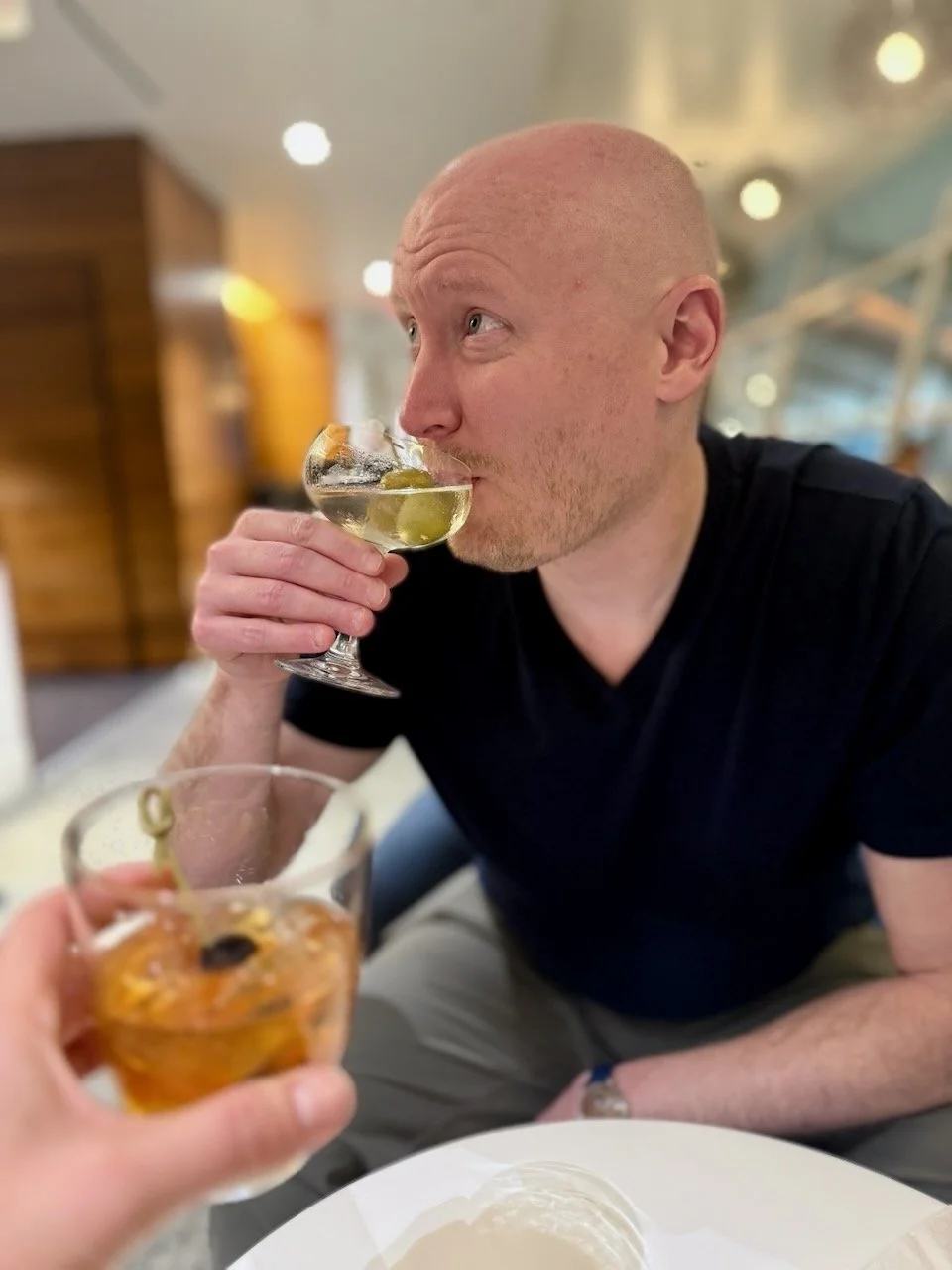 The best way to prepare for a red eye.