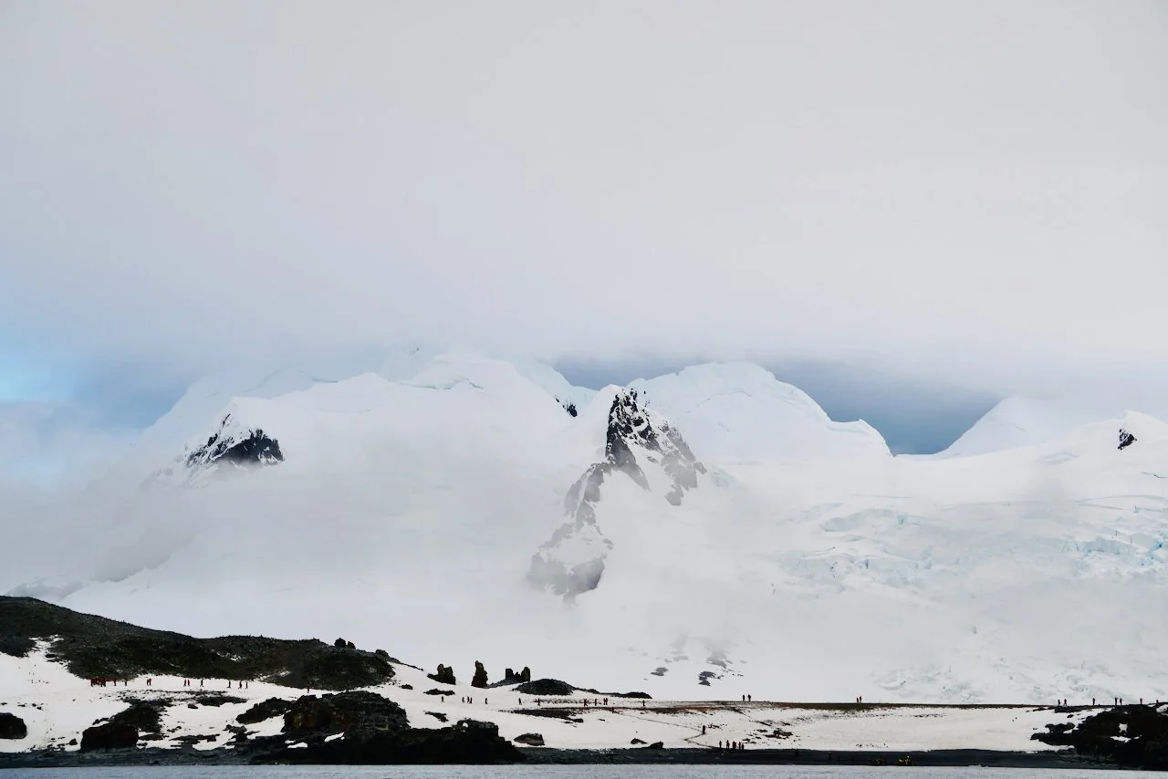 Even with low clouds, the views were incredible.