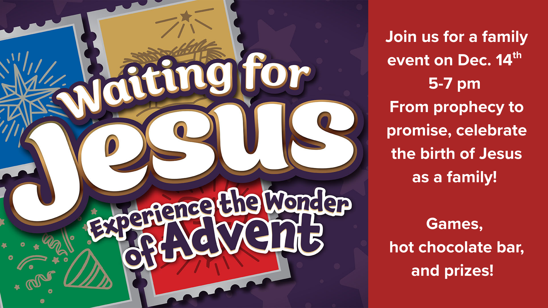 Waiting for Jesus Faith Kids Family Event