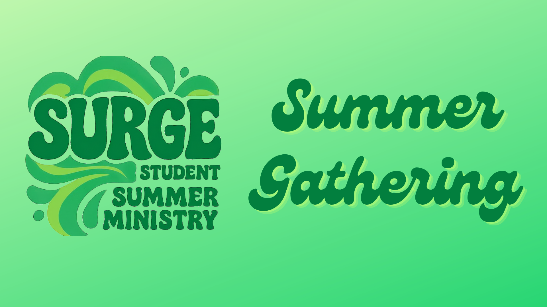 Surge @ Faith - kickoff          WATER WARS