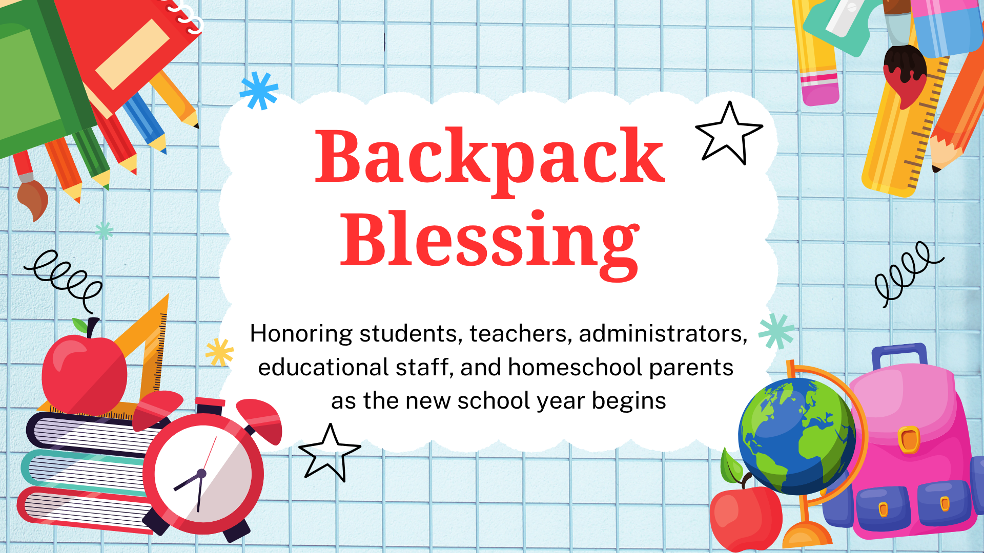 Backpack Blessings