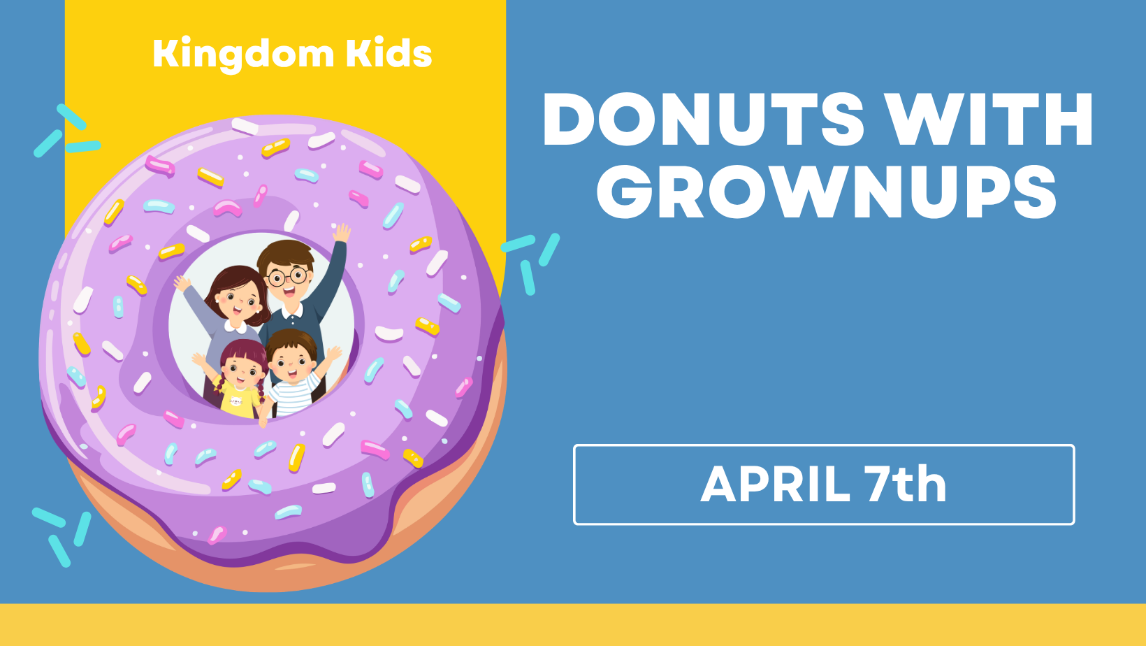 Kingdom Kids Donuts with Grownups