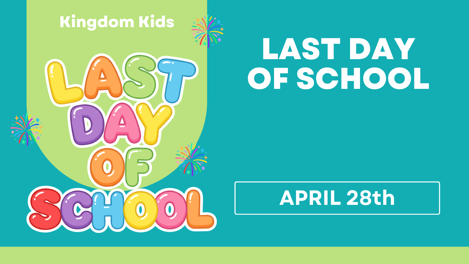 Kingdom Kids Last Day Of School
