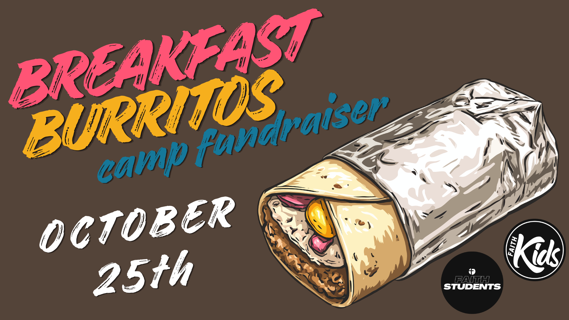 Burrito Sale Camp Fundraiser