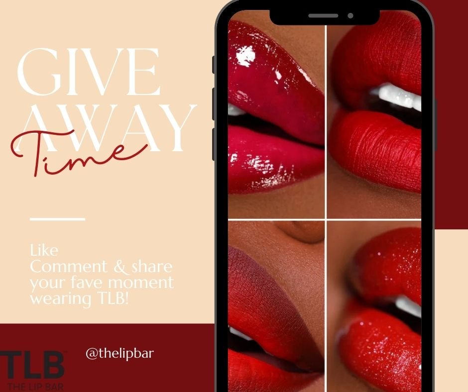 The Lip Bar Social Media Graphic