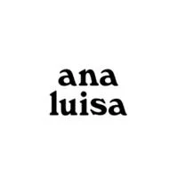 Text displaying the names 'ana luisa' in black lowercase letters on a white background.